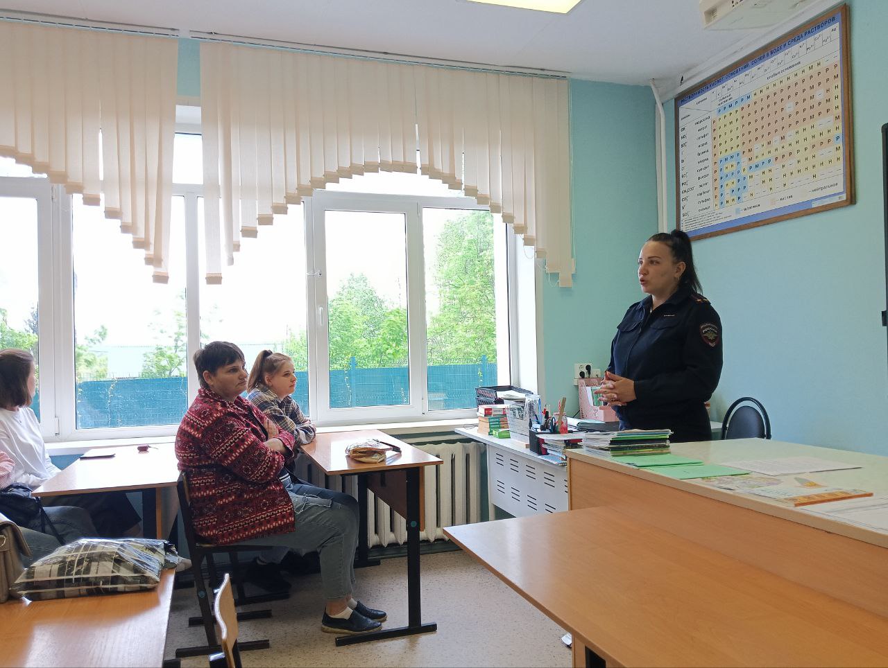 Общешкольное родительское собрание с участием сотрудников полиции.